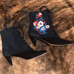 Tory Burch Kitten Heel Booties